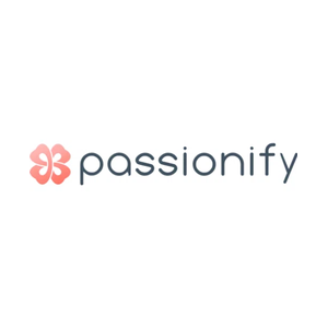 passionify brand logo for passionify.com