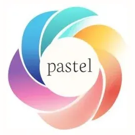 pastelcards brand logo for pastelcards.com