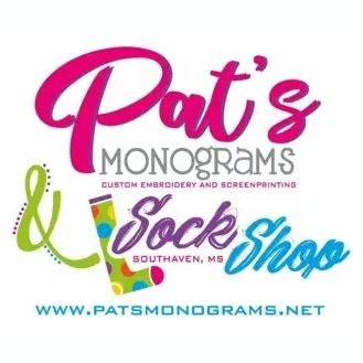 patsmonograms brand logo for patsmonograms.net
