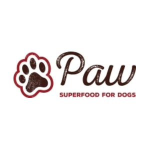 pawdogfood brand logo for pawdogfood.com