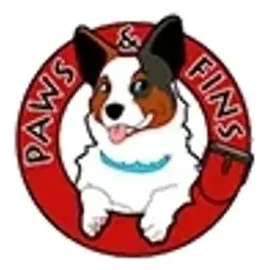 pawsfinspetshop brand logo for pawsfinspetshop.com