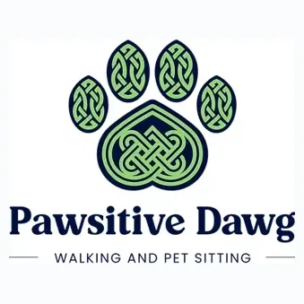 pawsitivedawgwalking brand logo for pawsitivedawgwalking.com