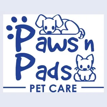 pawsnpadspetcare brand logo for pawsnpadspetcare.com