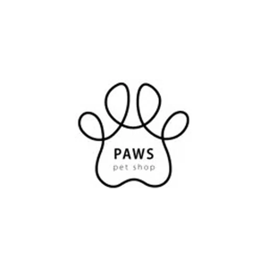 pawspetshop brand logo for pawspetshop.co