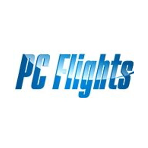 pcflights brand logo for pcflights.com