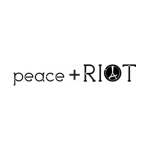 peaceandriot brand logo for peaceandriot.com
