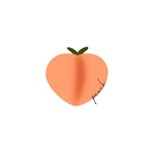peach-online brand logo for peach-online.com