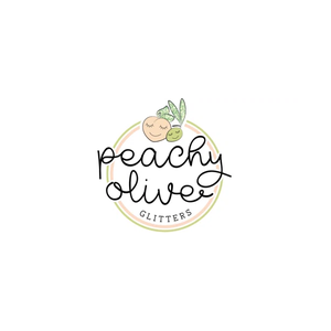 peachyoliveglitters brand logo for peachyoliveglitters.com