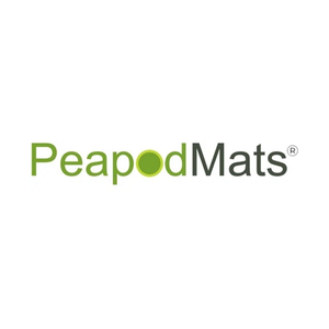 peapodmats brand logo for peapodmats.com