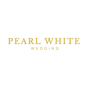 pearlwhitewedding brand logo for pearlwhitewedding.com