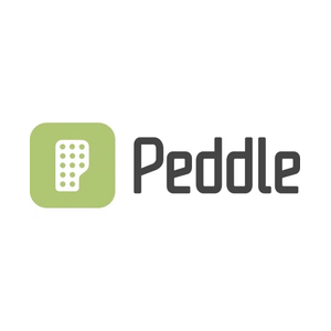 peddle brand logo for peddle.com