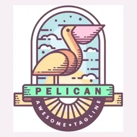 peddlingpelican brand logo for peddlingpelican.com