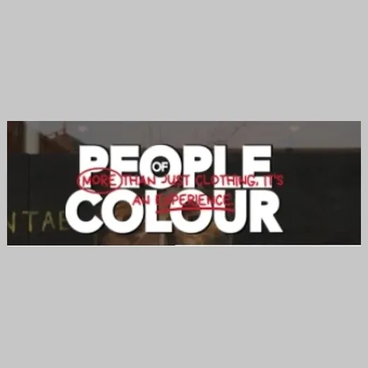 peopleofcolourclothing brand logo for peopleofcolourclothing.com