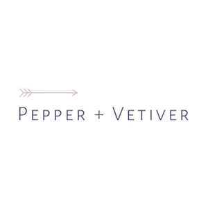 pepperandvetiver brand logo for pepperandvetiver.com