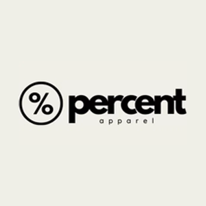 percentapparel brand logo for percentapparel.shop