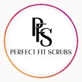 perfectfitscrubs brand logo for perfectfitscrubs.us