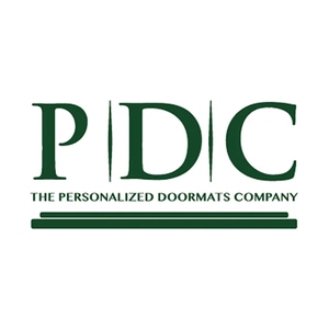 personalizeddoormats brand logo for personalizeddoormats.com