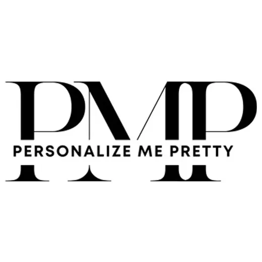 personalizemepretty brand logo for personalizemepretty.com
