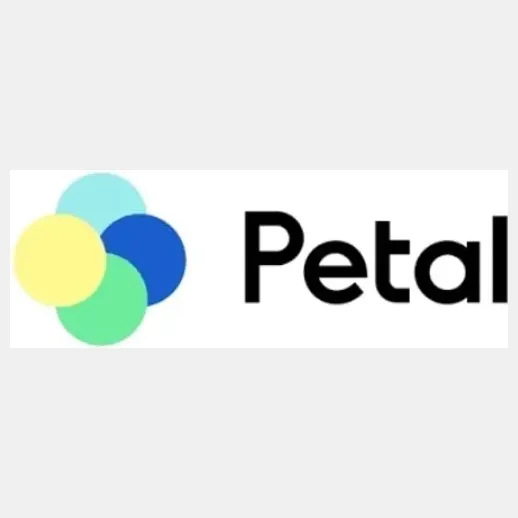 petalcard brand logo for petalcard.com