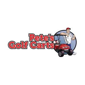 petesgolfcarts brand logo for petesgolfcarts.com