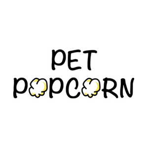 petpopcorn brand logo for petpopcorn.com
