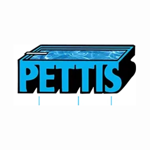 pettispools brand logo for pettispools.com