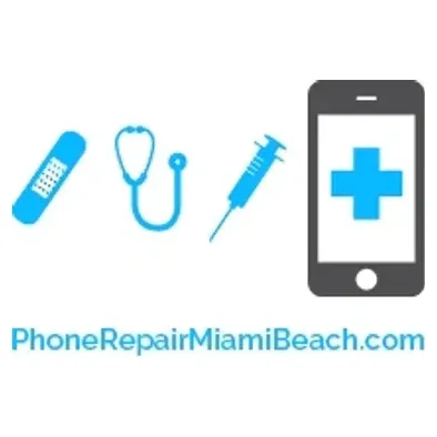 phonerepairmiamibeach brand logo for phonerepairmiamibeach.com