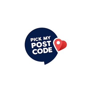 pickmypostcode brand logo for pickmypostcode.com