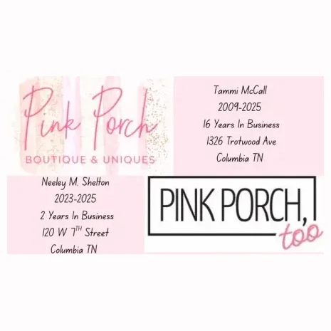 pinkporchboutique brand logo for pinkporchboutique.com