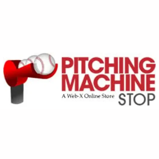 pitchingmachinestop brand logo for pitchingmachinestop.com