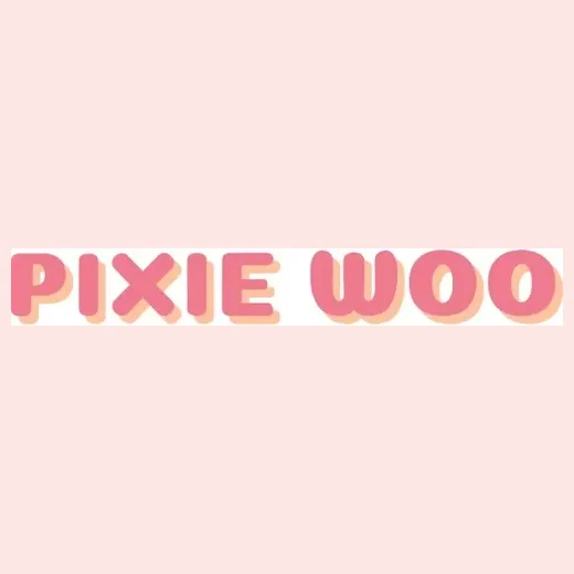 pixiewooshop brand logo for pixiewooshop.com