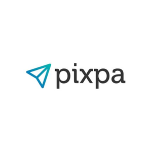 Pixpa brand logo for pixpa.com