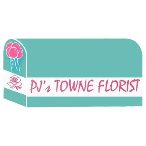 pjstowneflorist brand logo for pjstowneflorist.com