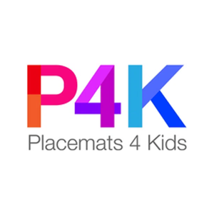 placemats4kids brand logo for placemats4kids.com
