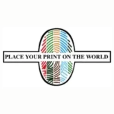 placeyourprintontheworld brand logo for placeyourprintontheworld.com