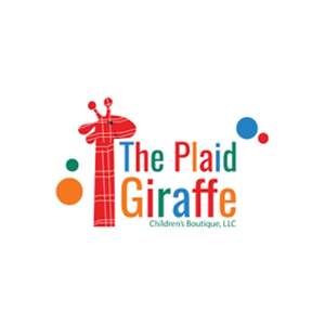 plaidgiraffechildrensboutique brand logo for plaidgiraffechildrensboutique.com