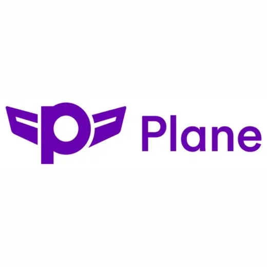 plane brand logo for plane.com