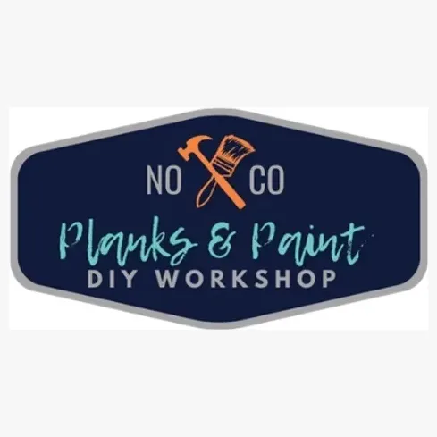 planksandpaintnoco brand logo for planksandpaintnoco.com