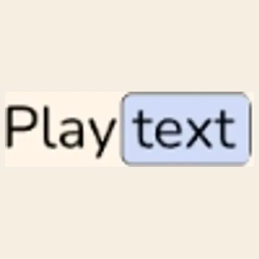 playtext brand logo for playtext.app