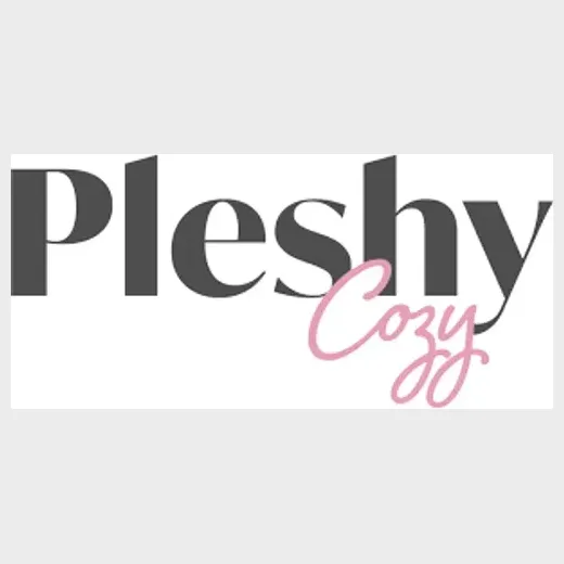 pleshycozy brand logo for pleshycozy.com