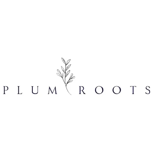 plumroots brand logo for plumroots.com