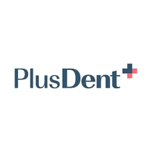 plusdent brand logo for plusdent.co.uk