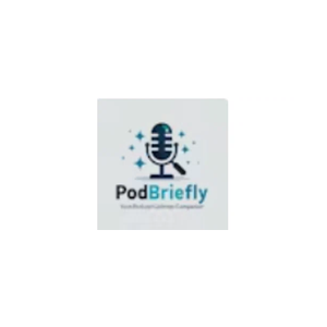 podbriefly brand logo for podbriefly.com