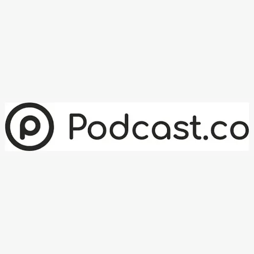 podcast brand logo for podcast.co