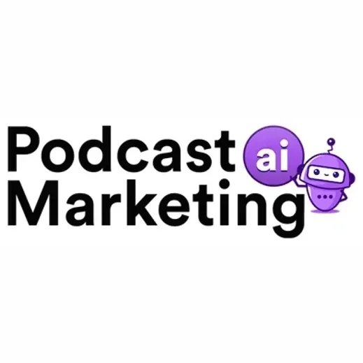 podcastmarketing brand logo for podcastmarketing.ai