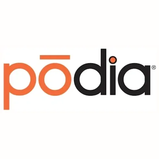 podiadisplays brand logo for podiadisplays.com