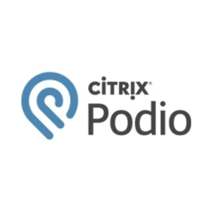 podio brand logo for podio.com