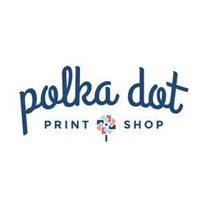 polkadotprintshop brand logo for polkadotprintshop.com