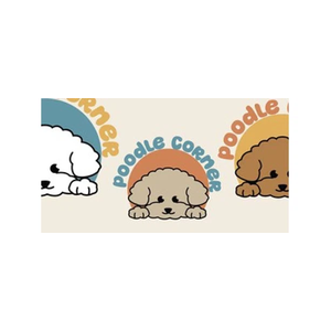 poodlecorner brand logo for poodlecorner.com