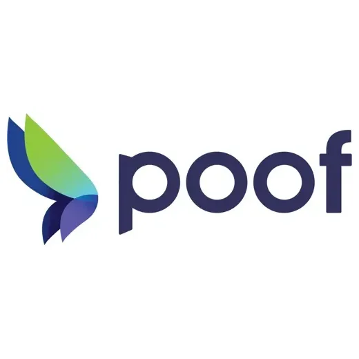 poof brand logo for poof.io